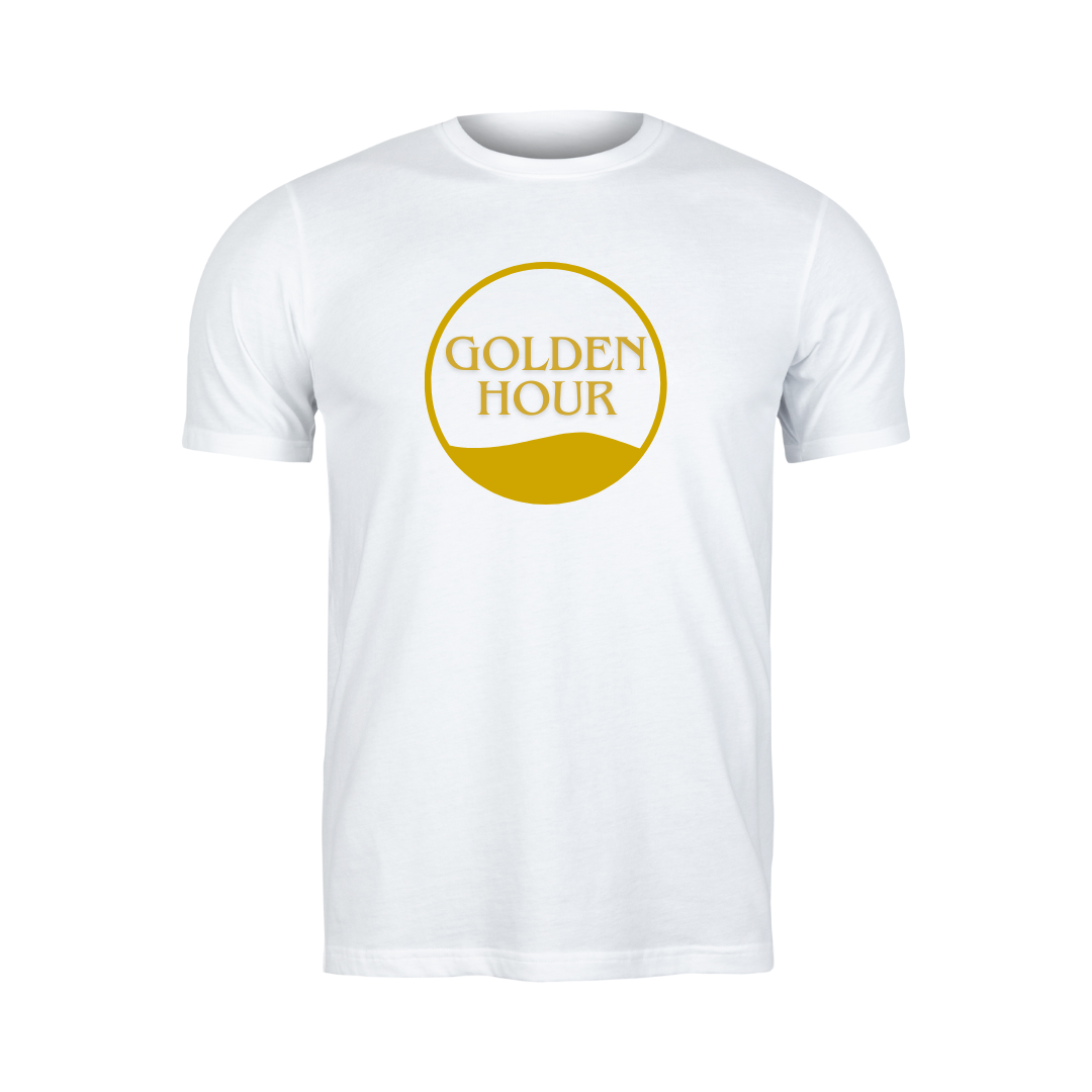 Golden Hour White Tee